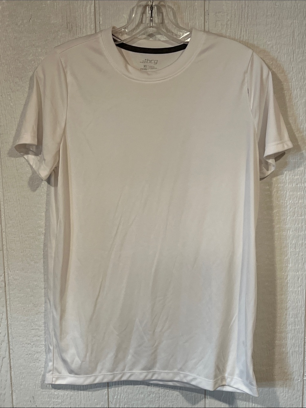 Boys bcg White Short Sleeve Crew Performance Tee